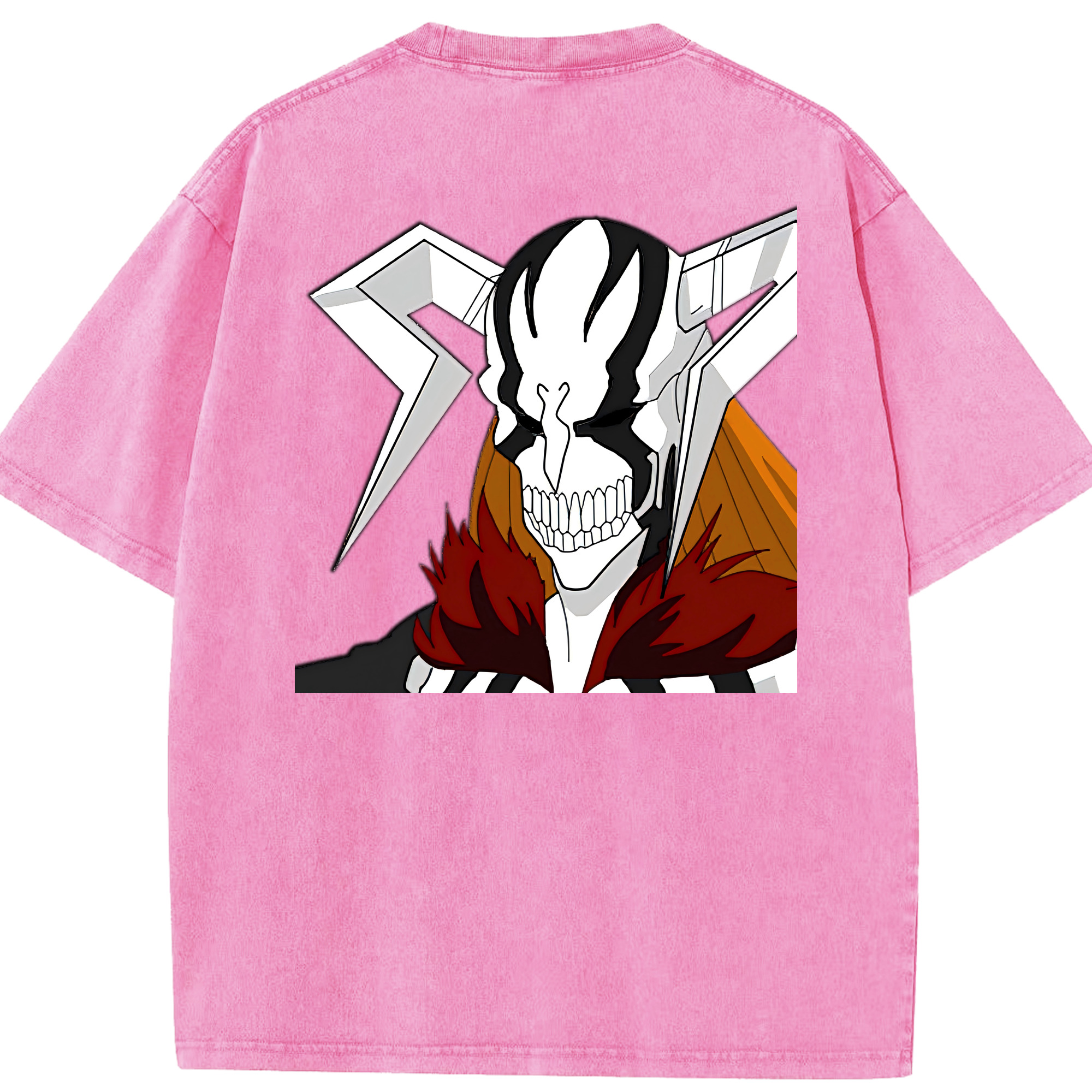 （画像用） ブリーチ 黒崎一護（くろさき いちご）BLEACH Kurosaki Ichigo 綿100% ヴィンテージ風 半袖Tシャツ（背面プリント）